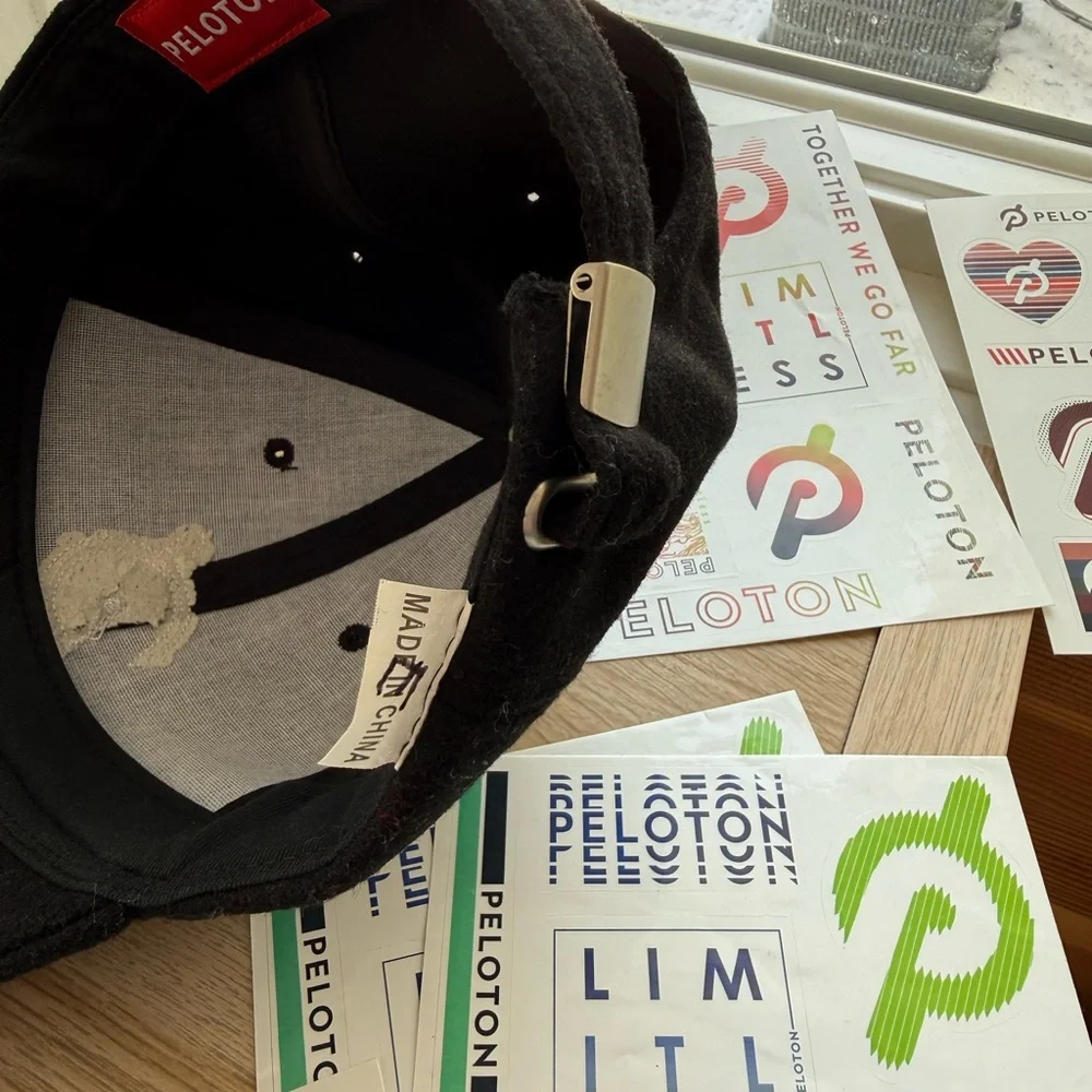 Peloton Baseball Cap & Stickers - Picture 6 of 6